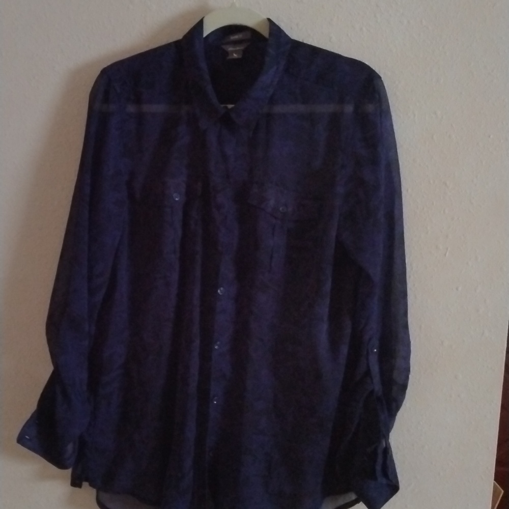 Eddie Bauer Button down Shirt Size L